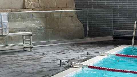 La piscina del centro esportiu municipal Okeymas,