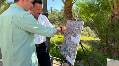 El alcalde de Elche, Pablo Ruz, y el concejal Claudio Guilabert. El alcalde de Elche, Pablo Ruz, y el concejal Claudio Guilabert.