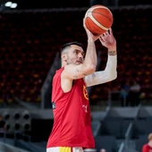 Pierre Oriola durante un partido con la selección española Pierre Oriola durante un partido con la selección española