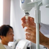 Un paciente recibe quimioterapia