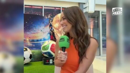 Carlota Vizmanos durante una entrevista con Rafa Fern&aacute;ndez 