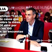 Ainhoa Martínez: "Con la cantidad de casos que tenemos sobre la mesa, que el PSOE esté por encima de los 100 escaños en las encuestas es un milagro"