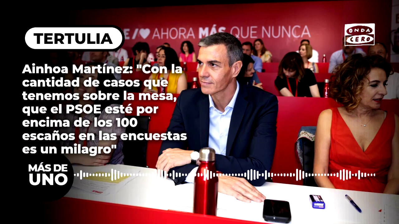 Ainhoa Martínez: "Con la cantidad de casos que tenemos sobre la mesa, que el PSOE esté por encima de los 100 escaños en las encuestas es un milagro" Ainhoa Martínez: "Con la cantidad de casos que tenemos sobre la mesa, que el PSOE esté por encima de los 100 escaños en las encuestas es un milagro"