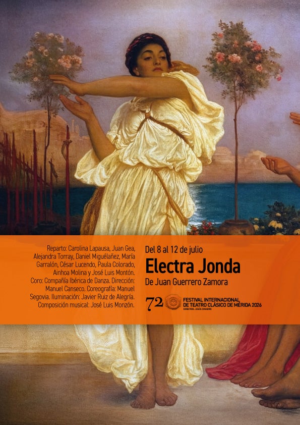 'Electra Jonda', segunda obra del Festival aterriza en el Teatro Romano de Mérida del 8 al 12 de julio 'Electra Jonda', segunda obra del Festival aterriza en el Teatro Romano de Mérida del 8 al 12 de julio