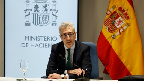 El ministro de Hacienda, Arcadi Espa&ntilde;a, ofrece declaraciones tras el Consejo de Pol&iacute;tica Fiscal y Financiera (CPFF)