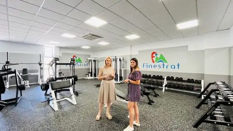 Reabierta las puertas el gimnasio del pabellón municipal de Finestrat con el doble de superficie Reabierta las puertas el gimnasio del pabellón municipal de Finestrat con el doble de superficie
