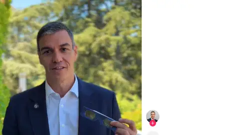 El presidente del Gobierno, Pedro Sánchez, en un momento de su vídeo de TikTok sobre el eclipse El presidente del Gobierno, Pedro Sánchez, en un momento de su vídeo de TikTok sobre el eclipse/ https:www.tiktok.com/@sanchezcastejon