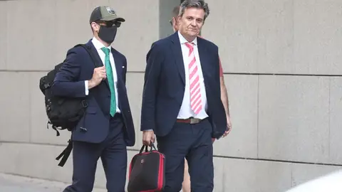 El comandante de la Guardia Civil Rubén Villalba, a su llegada a la Audiencia Nacional El comandante de la Guardia Civil Rubén Villalba, a su llegada a la Audiencia Nacional