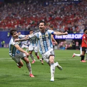 Messi celebrando uno de los goles de la remontada frente a Egipto. Messi celebrando uno de los goles de la remontada frente a Egipto.