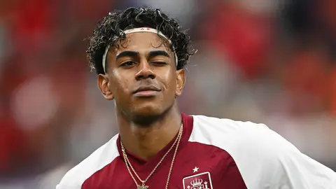 Lamine Yamal, minutos antes del encuentro ante Portugal el pasado lunes 6 de junio. Lamine Yamal, minutos antes del encuentro ante Portugal el pasado lunes 6 de junio.