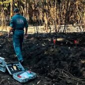 Detenido un vecino de Ordes acusado de varios incendios tras ser sorprendido cuando iniciaba un foco