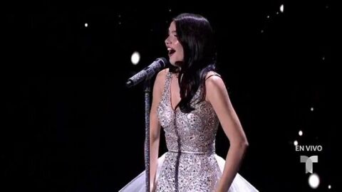 Amalia Martos, durante su debut en Operaci&oacute;n Triunfo USA