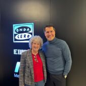 Purificación Titos y Jaime Cantizano en los estudios de Onda Cero