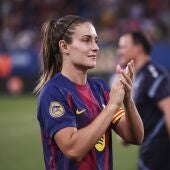 Alexia Putellas durante la final de la Champions