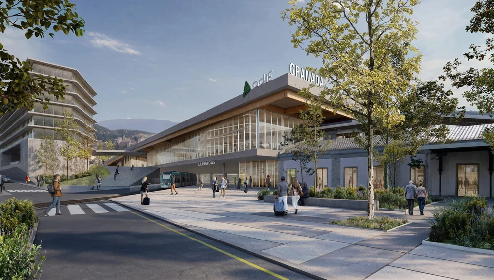 Infografías de la futura estación de Andaluces y la integración ferroviaria en la ciudad Infografías de la futura estación de Andaluces y la integración ferroviaria en la ciudad