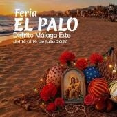Cartel feria de El Palo 2026