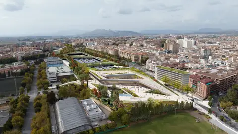 Así será la nueva estación de Andaluces y la integración ferroviaria en Granada: primeras imágenes del proyecto Así será la nueva estación de Andaluces y la integración ferroviaria en Granada: primeras imágenes del proyecto