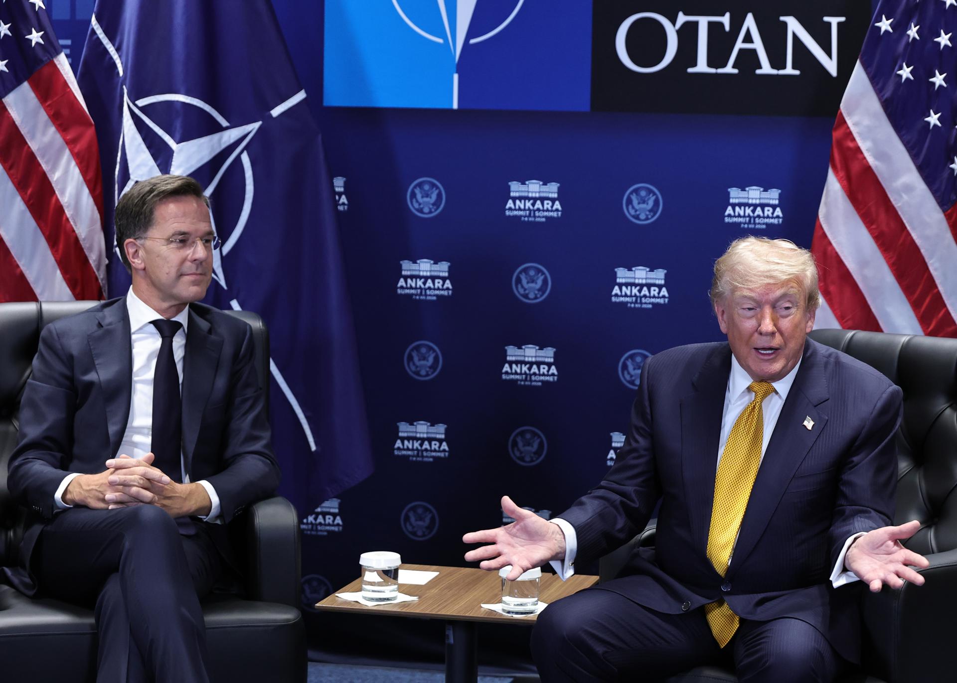 El secretario general de la OTAN, Mark Rutte, y el presidente de EEUU, Donald Trump El secretario general de la OTAN, Mark Rutte, y el presidente de EEUU, Donald Trump