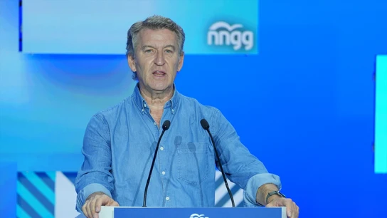 El presidente del PP, Alberto Nuñez Feijóo, clausura el XVI Congreso Nacional de Nuevas Generaciones del PP El presidente del PP, Alberto Nuñez Feijóo, clausura el XVI Congreso Nacional de Nuevas Generaciones del PP