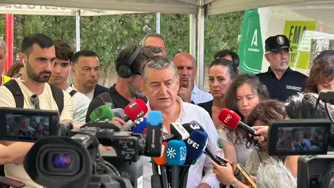 El consejero de Emergencias de la Junta de Andalucía, Antonio Sanz El consejero de Emergencias de la Junta de Andalucía, Antonio Sanz