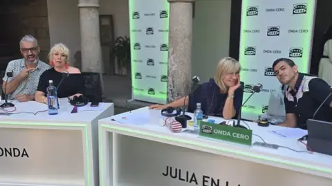 Las personas físicas de Julia en la onda en el especial desde la Ribeira Sacra Las personas físicas de Julia en la onda en el especial desde la Ribeira Sacra
