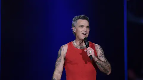 Robbie Williams arrasa en el BBK con reacción a la victoria de España contra Bélgica en el Mundial Robbie Williams arrasa en el BBK con reacción a la victoria de España contra Bélgica en el Mundial