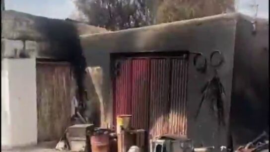 Imágenes del incendio de Los Gallardos en Almería