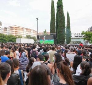 Vitoria instala una gran pantalla para ver el partido de la selecci&oacute;n de Espa&ntilde;a
