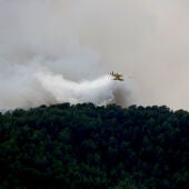 Hidroavió a l'incendi d'Aiguamúrcia