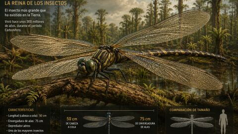 La Br&uacute;jula de la Ciencia: La era de los insectos gigantes