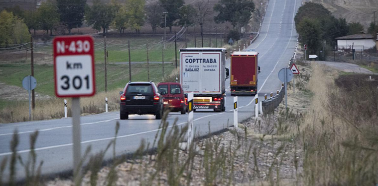 Aprobado provisionalmente el estudio para el acondicionamiento de la N-430 a su paso por Santa Amalia Aprobado provisionalmente el estudio para el acondicionamiento de la N-430 a su paso por Santa Amalia