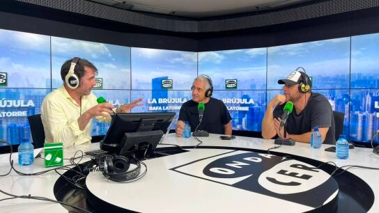 Jon Sistiaga y Juanjo L&oacute;pez en La Br&uacute;jula