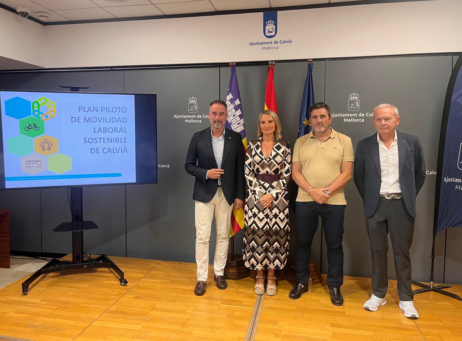 El Govern pone en marcha junto a Calvià y los hoteleros del municipio el primer plan piloto de movilidad laboral sostenible de Baleares El Govern pone en marcha junto a Calvià y los hoteleros del municipio el primer plan piloto de movilidad laboral sostenible de Baleares