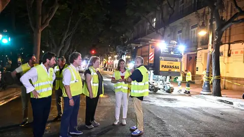 La alcaldesa ha surpervisado los trabajos que se están realizando en la Gran Vía. La alcaldesa ha surpervisado los trabajos que se están realizando en la Gran Vía.