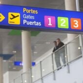Imagen del interior del aeropuerto de Castellón. 
