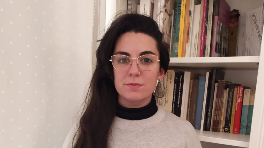 La historiadora y administrativa Marta L&oacute;pez Orrios en la Cadena de Teruel