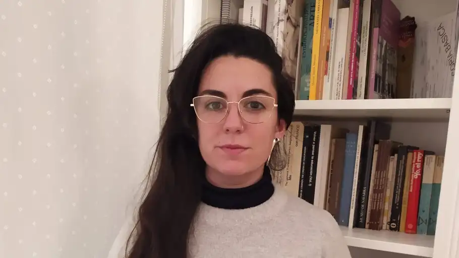 La historiadora y administrativa Marta López Orrios en la Cadena de Teruel La historiadora y administrativa Marta López Orrios en la Cadena de Teruel