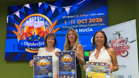 La Oktoberfest 2026 se celebrará del 1 al 11 de octubre en el parking Estadi Olímpic de La Nucía La Oktoberfest 2026 se celebrará del 1 al 11 de octubre en el parking Estadi Olímpic de La Nucía