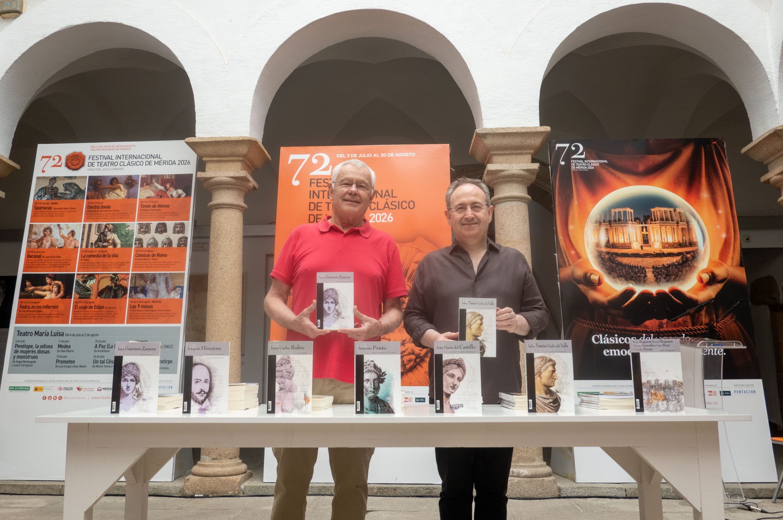 La colección editorial VdB Teatro de Mérida incorpora los textos de los estrenos de la 72ª edición y llega ya a los sesenta títulos La colección editorial VdB Teatro de Mérida incorpora los textos de los estrenos de la 72ª edición y llega ya a los sesenta títulos