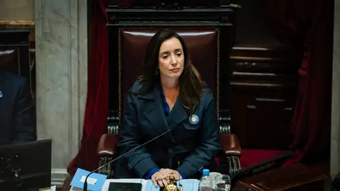 La vicepresidenta de Argentina, Victoria Villarruel, en una foto de archivo La vicepresidenta de Argentina, Victoria Villarruel, en una foto de archivo
