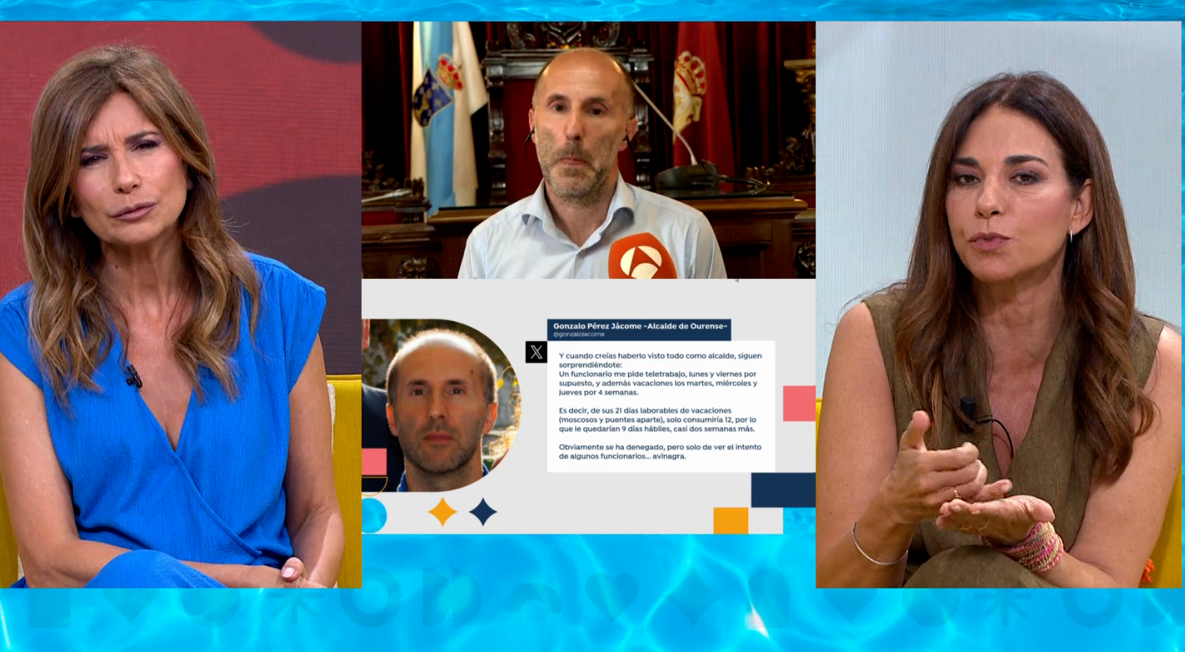 La crítica del alcalde de Ourense contra los funcionarios: "Hay un porcentaje que se dedica a no trabajar" La crítica del alcalde de Ourense contra los funcionarios: "Hay un porcentaje que se dedica a no trabajar"