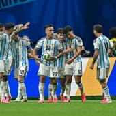 Argentina celebra uno de los goles ante Egipto Argentina celebra uno de los goles ante Egipto