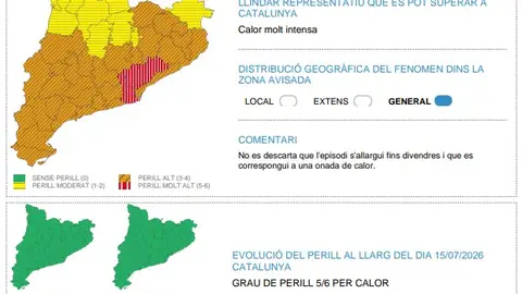L’onada de calor arriba al pic amb temperatures de fins a 40 graus L’onada de calor arriba al pic amb temperatures de fins a 40 graus