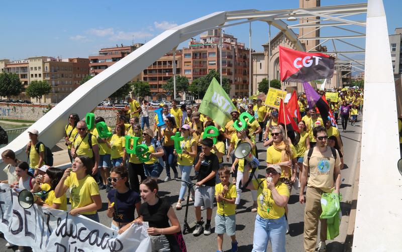 Els docents, ferms en les seves reivindicacions Els docents, ferms en les seves reivindicacions