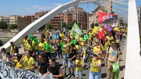 Els docents s'han manifestat a diversos punts de Catalunya, per exemple Tortosa Els docents s'han manifestat a diversos punts de Catalunya, per exemple Tortosa
