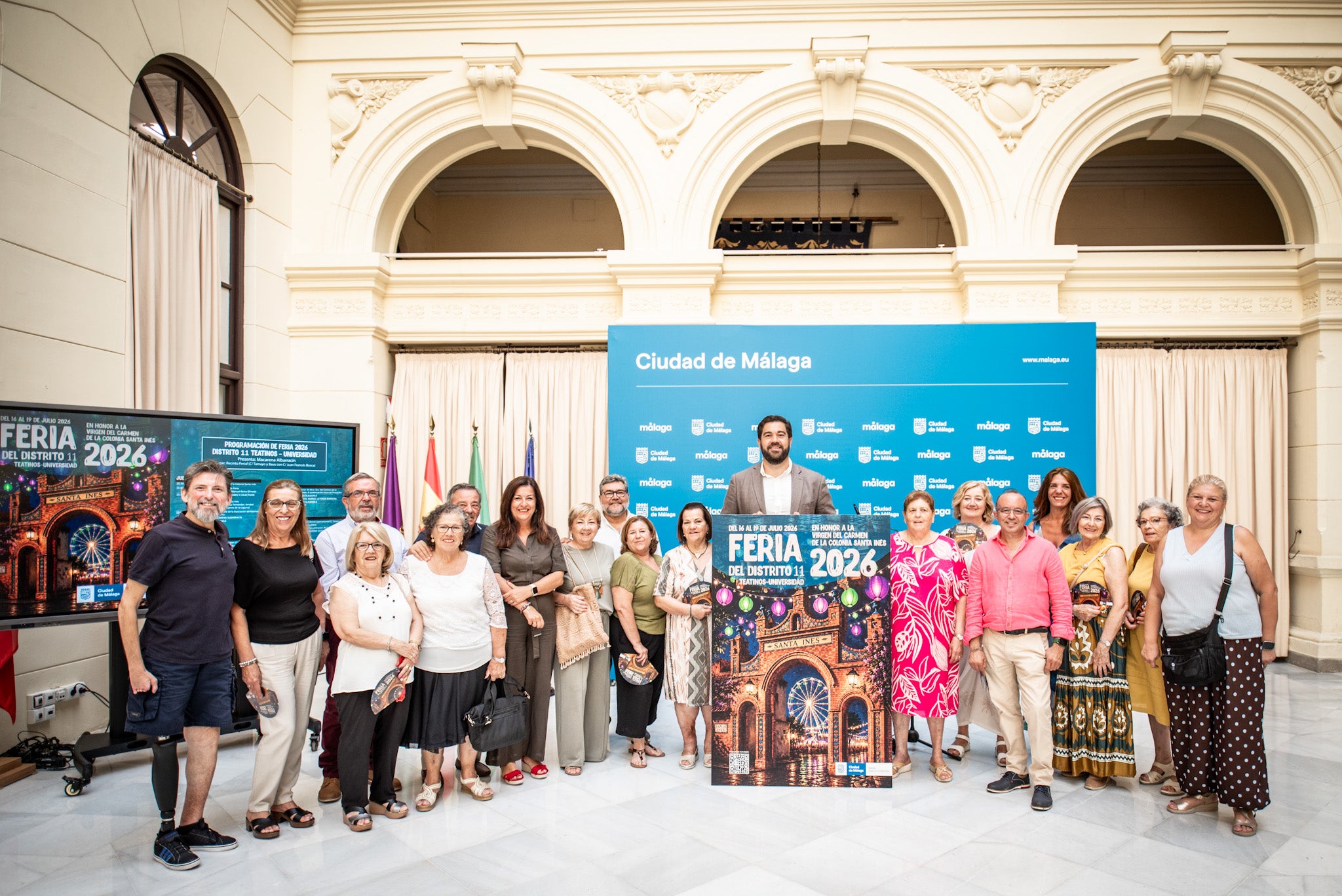El distrito Teatinos-Universidad celebra su feria del 16 al 19 de julio en honor a la Virgen del Carmen de la Colonia Santa Inés El distrito Teatinos-Universidad celebra su feria del 16 al 19 de julio en honor a la Virgen del Carmen de la Colonia Santa Inés