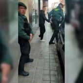 Imagen de archivo de una detención de la Guardia Civil. 