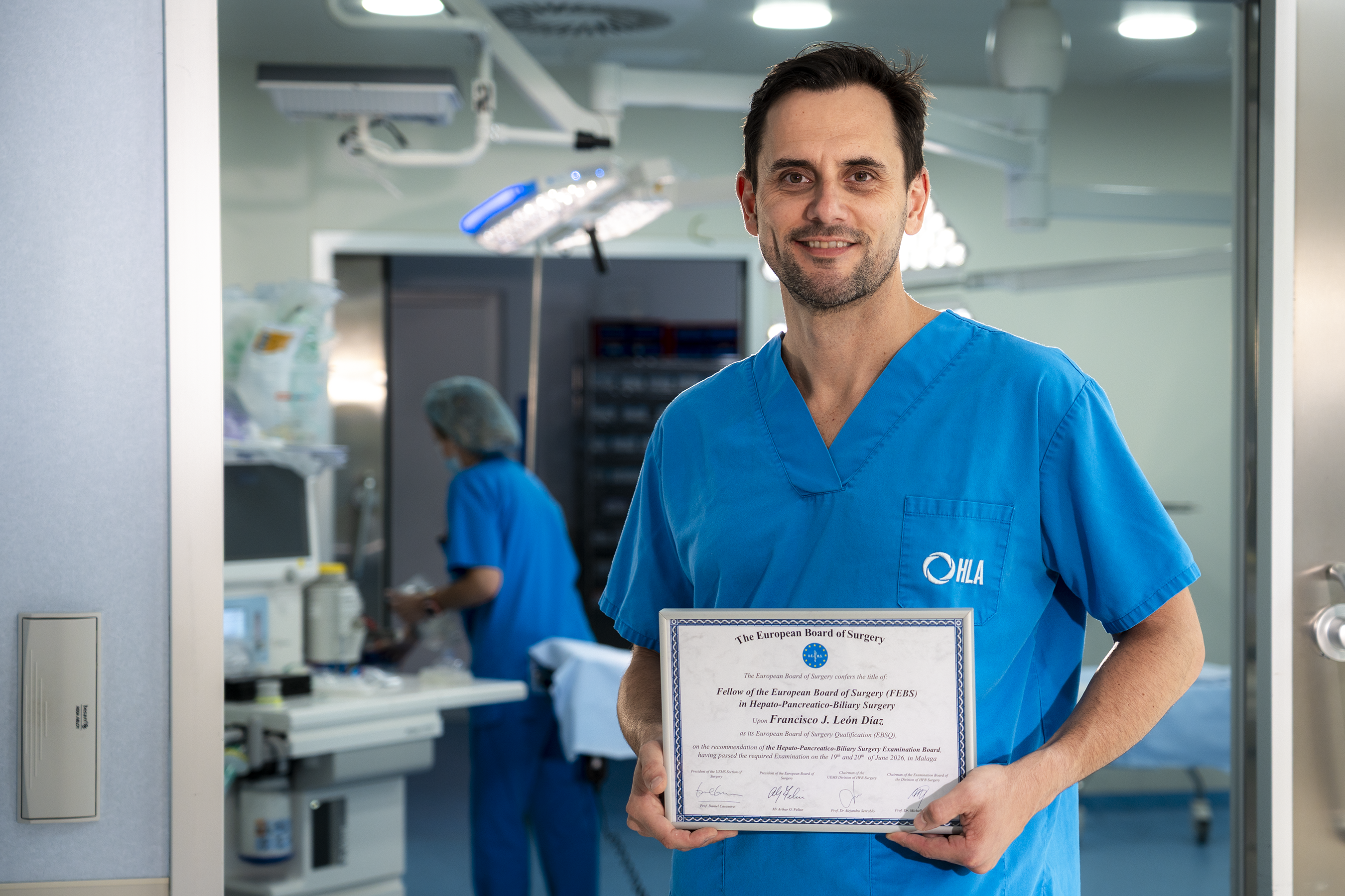 El Dr. Francisco León de HLA Universitario El Ángel obtiene la máxima certificación europea en cirugía hepatobiliopancreática El Dr. Francisco León de HLA Universitario El Ángel obtiene la máxima certificación europea en cirugía hepatobiliopancreática