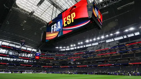 Imagen del Dallas Stadium en el que se disputó la semifinal del Mundial entre Francia y España Imagen del Dallas Stadium en el que se disputó la semifinal del Mundial entre Francia y España