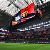 Imagen del Dallas Stadium en el que se disputó la semifinal del Mundial entre Francia y España